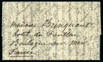 Stamp of France » Guerre de 1870-1871 Extraordinaire lettre sortie de Paris par passeur pour