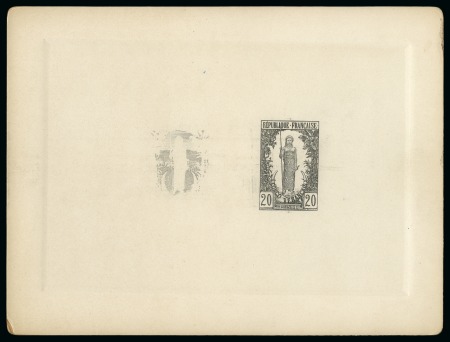 Stamp of Colonies françaises » Congo 1900 Extraordinaire coffret de présentation en cuir