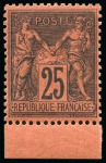 Stamp of France » Collections 1849-2004, Belle collection neuve (qq oblitérés dans les classiques) en 4 classeurs, à noter Yv. 71*, 76** (cert. Roumet), 81**, 91**, 155**, 182**, 257A**, Caisse amo., BF 1, 2, PA 1/2, 14, 15, Taxe, etc., TB