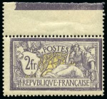 Stamp of France » Collections 1849-2004, Belle collection neuve (qq oblitérés dans les classiques) en 4 classeurs, à noter Yv. 71*, 76** (cert. Roumet), 81**, 91**, 155**, 182**, 257A**, Caisse amo., BF 1, 2, PA 1/2, 14, 15, Taxe, etc., TB