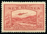 Stamp of New Guinea 1939 Bulolo Goldfields with legend AIRMAIL POSTAGE mint nh set