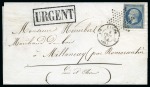 Stamp of France » Collections 1840-1858, dont 9 lettres avec Empire ND pour la Savoie