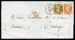 Stamp of France » Collections 1840-1858, dont 9 lettres avec Empire ND pour la Savoie