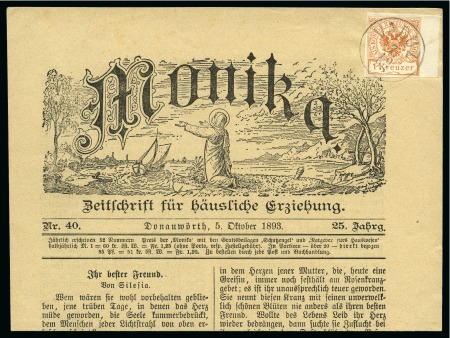 Stamp of Austria » Collections and Lots  1864-1920ca Collection on leaves from prestamp covers,