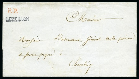 Stamp of Auction catalogues L'ESSEILLON Marque LESSEILLON en noir et PP rouge sur