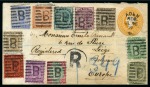 Stamp of Aden 1849-1942 ca. Collector's accumulation of covers