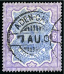Stamp of Aden 1849-1942 ca. Collector's accumulation of covers