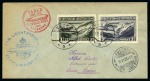 Stamp of Large Lots and Collections 1912-39, Most attractive ZEPPELIN collection of 135