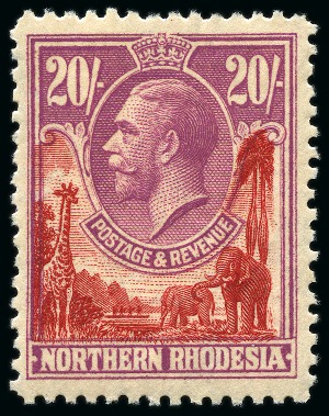 Stamp of Northern Rhodesia 1925-29 Definities 1/2d to 20s complete set mint nh