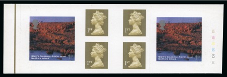 Stamp of Great Britain » Queen Elizabeth II 2004 Northern Ireland self-adhesive booklet IMPERFORATE