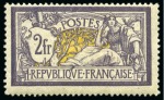 Stamp of France » Collections 1849-1936, début de collection sur charnière au début