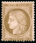 Stamp of France » Collections 1849-1920, Collection réalisée à l'ancienne c'est