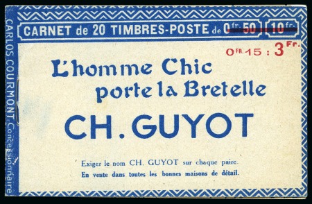 Stamp of Colonies françaises » Algérie 1926 Carnet complet de 20 timbres 15c Casbah avec variété