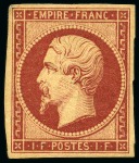 Stamp of France » Collections 1849-1860, Collection du Yvt 1 au 18 déclinée sur