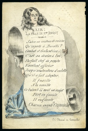 Stamp of France » Collections 1874-1910, 11 entiers postaux peints  au verso  avec