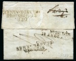 Stamp of France 1813, Lettre de Florence avec 3 déboursés de la Grande