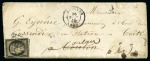 Stamp of France 1848-1850, Correspondance France Tahiti en 8 courriers