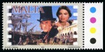 Stamp of Malta 2002 Movies UNISSUED set of five in mint nh traffic light marginal singles
