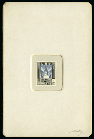Stamp of Italy » Italian Colonies and Possessions » Libya 1921 Pictorial issue: Sunken die proofs mounted on