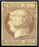 Stamp of Spain 1851-1864, Mint selection of better items, noted Edifil 1A, 3, 10, 12, 13, 15, 16, 17, 20, 21, 33, 40, 42, 47, 50, 56, a few blocks inc. 56 in blocks of 9, 254s in pair, etc., few ageing from time to time, mixed conditio