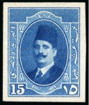 Stamp of Egypt » 1914-53 Pictorial, Farouk and Fuad Essays 1922 Harrison & Sons essays/colour trials (3)
