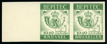 Stamp of Egypt » Commemoratives 1949 BEPITEC officially prepared non-franking label group