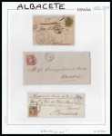 Stamp of Spain 1810-1980, Attractive postal history collection neatly