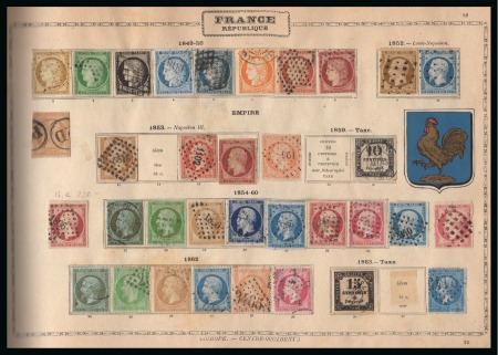 Stamp of Large Lots and Collections 1840-1910, Stunning old-time all-world collection in