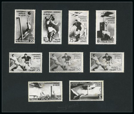 Stamp of Italy ITALY 1934 Football WCS perf.photo proofs, rare