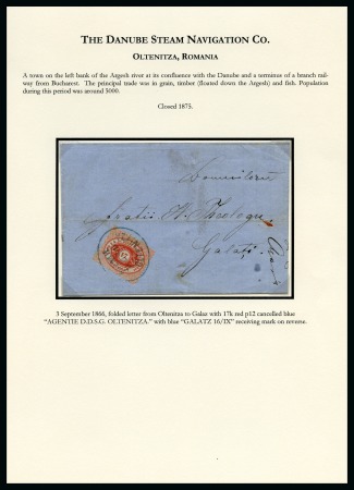 Stamp of Romania » Austrian Levant Post Offices » D.D.S.G. Post Offices 1867-67, Specialised D.D.S.G. collection in two parts