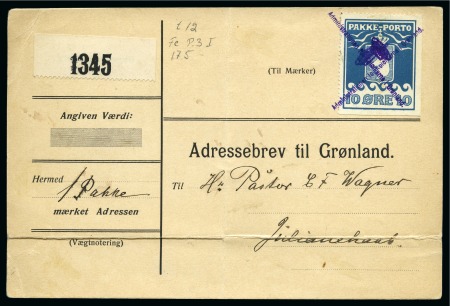 Stamp of Greenland 1905-37 "Bears" group of 10 diff. used with variety of cancels, etc.