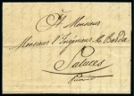 Stamp of Cyprus » The Ottoman Empire 1571-1878 1832 Lettersheet from Larnaca to Italy