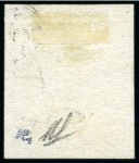 Stamp of Persia » 1868-1879 Nasr ed-Din Shah Lion Issues » 1875 Wide Spacing (SG 5-13) (Persiphila 5-9) 1875 One kran yellow, imperforate, unused, type A, large even margins, very fine & scarce (Persiphila $1'500), signed Sadri