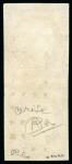 Stamp of France 1849 1F carmin CERISE en paire obl. gros points, TB,