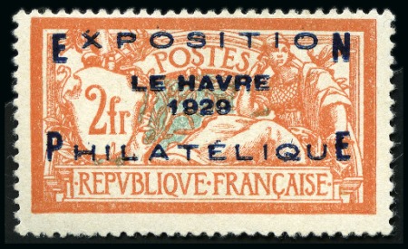 Stamp of France 1929 Exposition Philatélique du Havre, neuf sans charnière,