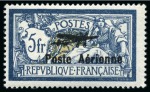 Stamp of France » Poste Aérienne 1927 Salon de l'Aviation à Marseille, 2F et 5F Merson,