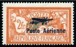 Stamp of France » Poste Aérienne 1927 Salon de l'Aviation à Marseille, 2F et 5F Merson,