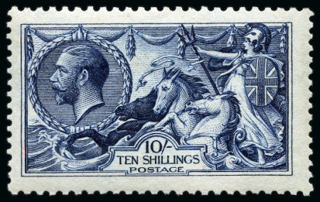 Stamp of Great Britain » King George V 1913 Waterlow Seahorse2s6d deep sepia (slightly toned
