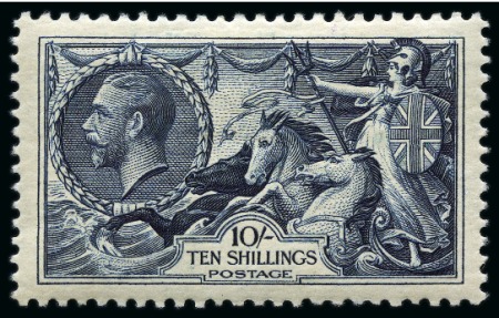 Stamp of Great Britain » King George V 1934 Re-Engraved Seahorses 2s6d, 5s and 10s mint