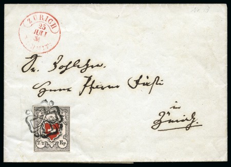 Stamp of Switzerland / Schweiz » Orts-Post und Poste Locale Orts-Post mit Kreuzeinfassung, Type 11, sehr frisch
