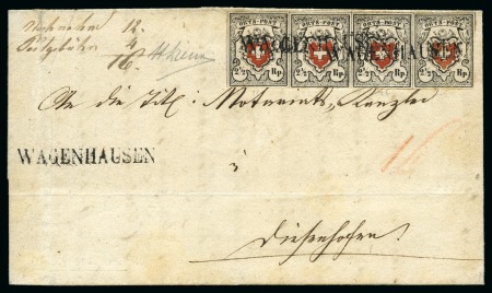 Stamp of Switzerland / Schweiz » Orts-Post und Poste Locale Orts-Post mit Kreuzeinfassung, Typen 21+22+23+24, im