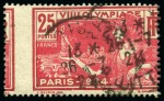 Stamp of Olympics » 1924 Paris » Issued Stamps and Varieties 1924 Olympics 25c group of four with shifted perforations
