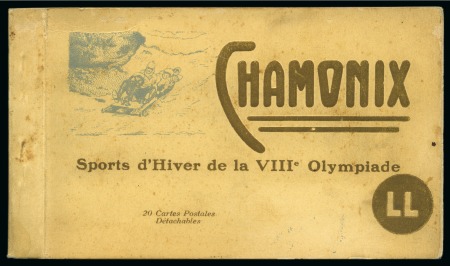 Stamp of Olympics » 1924 Chamonix 1924 Chamonix postcard booklet (incomplete)