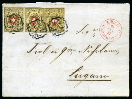 Stamp of Switzerland / Schweiz » Rayonmarken » Rayon II, gelb, ohne Kreuzeinfassung (STEIN A 2) Typen 13, 21 und 14, A2/RO und RU, farbfrische und