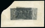 Stamp of Olympics » 1906 Athens 1906 5D Die proof from the original die on laid carton paper in black, printed on both sides