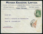 Stamp of Olympics » 1928 Amsterdam » 1928 Olympic Issues of Other Countries PORTUGAL: 1928 (May 23) SECOND DAY: Envelope with 1928 Olympic 30c BISECT and normal postage dues