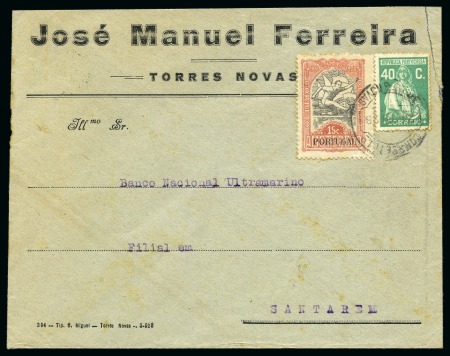 Stamp of Olympics » 1928 Amsterdam » 1928 Olympic Issues of Other Countries PORTUGAL: 1928 (May 24) THIRD DAY: Commerical envelope with the obligatory 1928 Olympic 15c