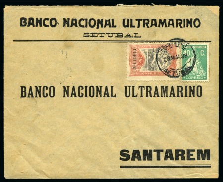Stamp of Olympics » 1928 Amsterdam » 1928 Olympic Issues of Other Countries PORTUGAL: 1928 (May 23) SECOND DAY: Commerical envelope with the obligatory 1928 Olympic 15c