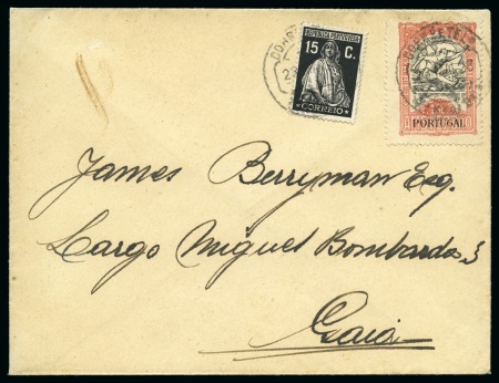 Stamp of Olympics » 1928 Amsterdam » 1928 Olympic Issues of Other Countries PORTUGAL: 1928 (May 23) SECOND DAY: Envelope with the obligatory 1928 Olympic 15c