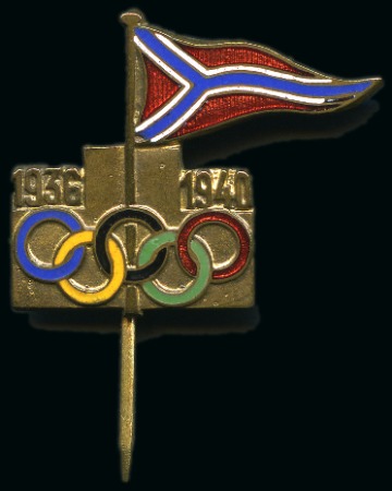 Stamp of Olympics » 1940 Helsinki (Cancelled) 1940 Helsinki fundraising pin for the Czech team